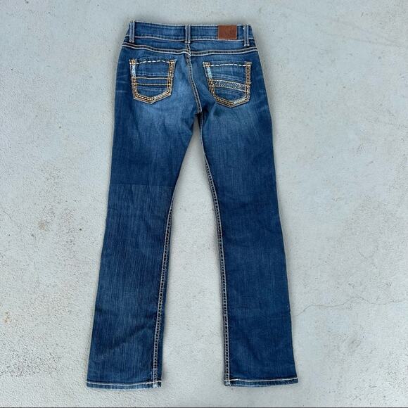 BKE culture low rise boot cut jeans 28R - Picture 2 of 7